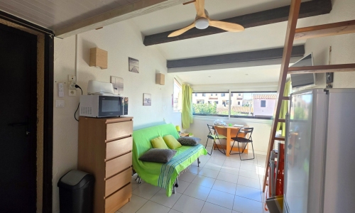 Séjour du studio 306 à Aphrodite Village Naturiste - © Locations-Leucate.com